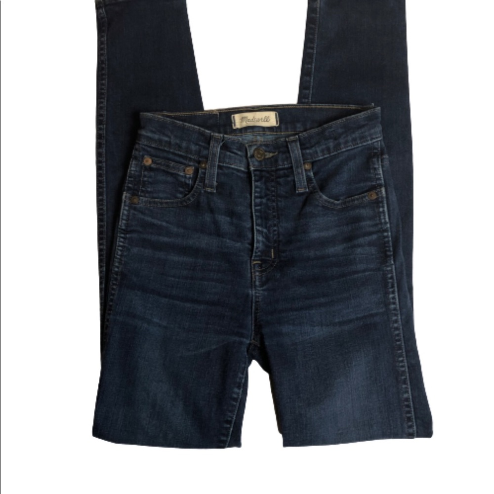 Madewell 10” High Riser Skinny Skinny Dark Wash